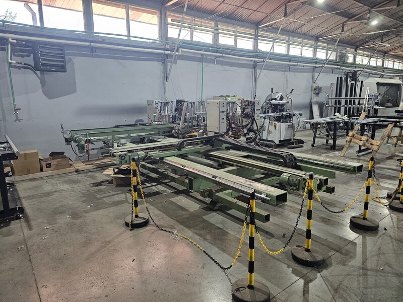Utilaje productie tamplarie pvc si aluminiu